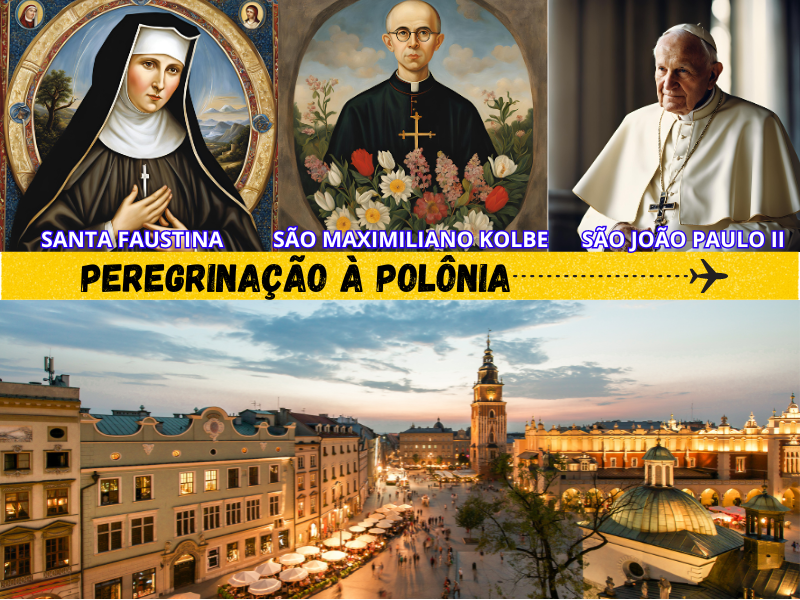 SANTA FAUSTINA SÃO MAXIMILIANO KOLBE SÃO JOÃO PAULO II